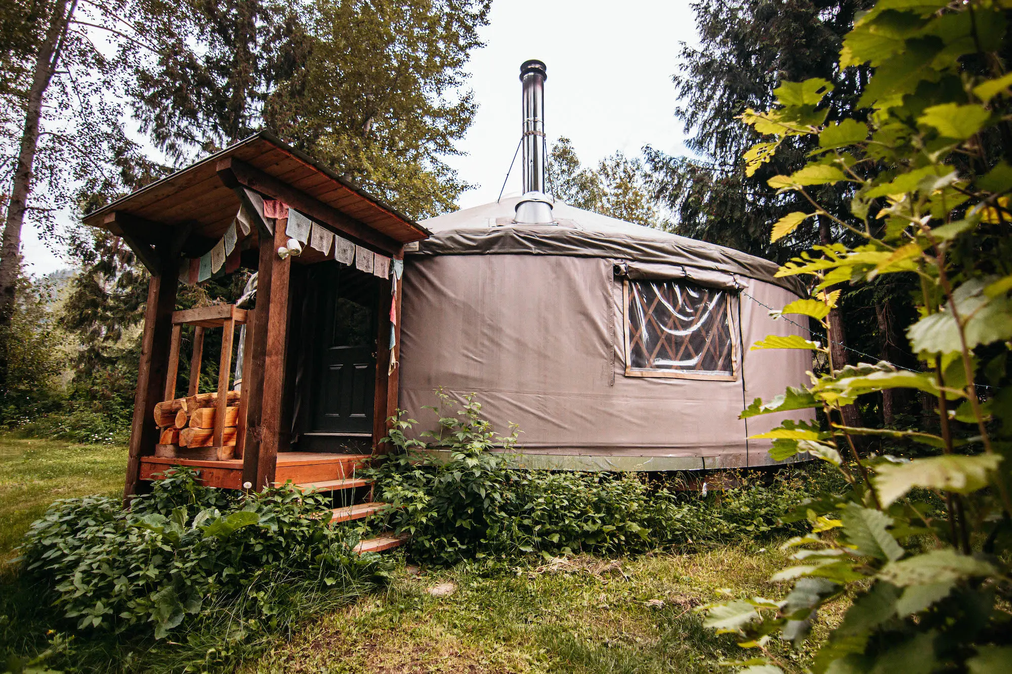 The yurt at For-rest Retreat